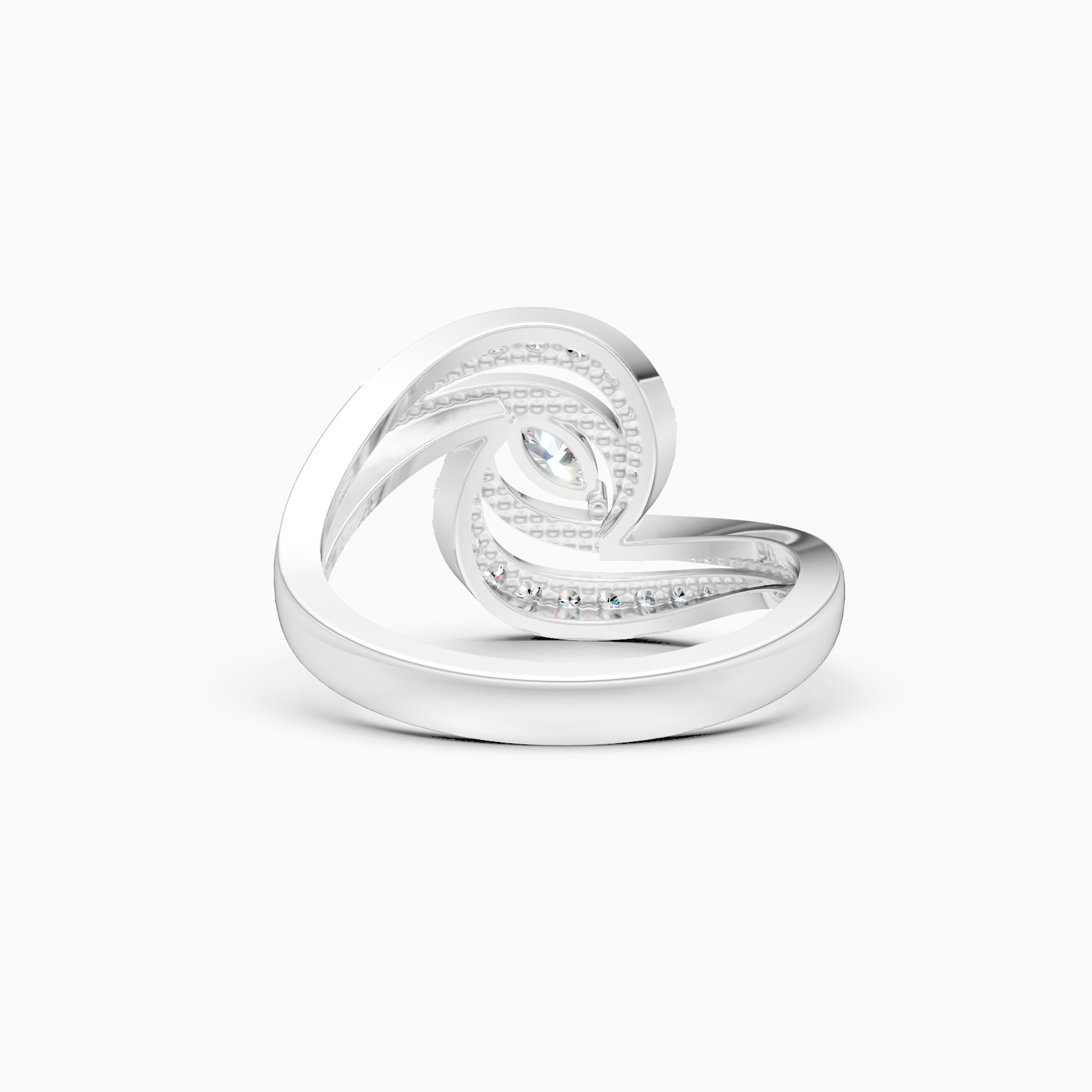 Celestial Petal Lab Grown Diamond Ring